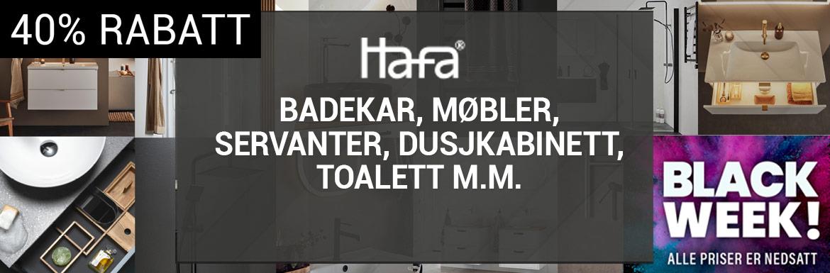 Black Friday | Hafa | dusjkabinett, baderomsmøbler | tilbud | VVSkupp