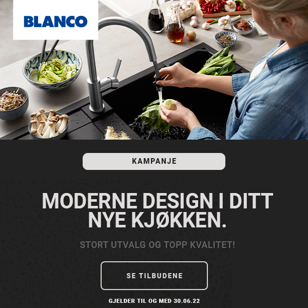 Kampanje Kjøkkenvask, armaturer og kverner | Blanco | VVSkupp